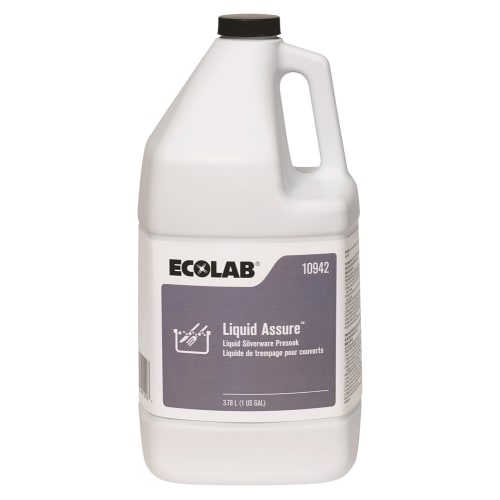 Ecolab® Assure® Liquid Presoak and Silver Detarnisher, 1 Gallon #6101083